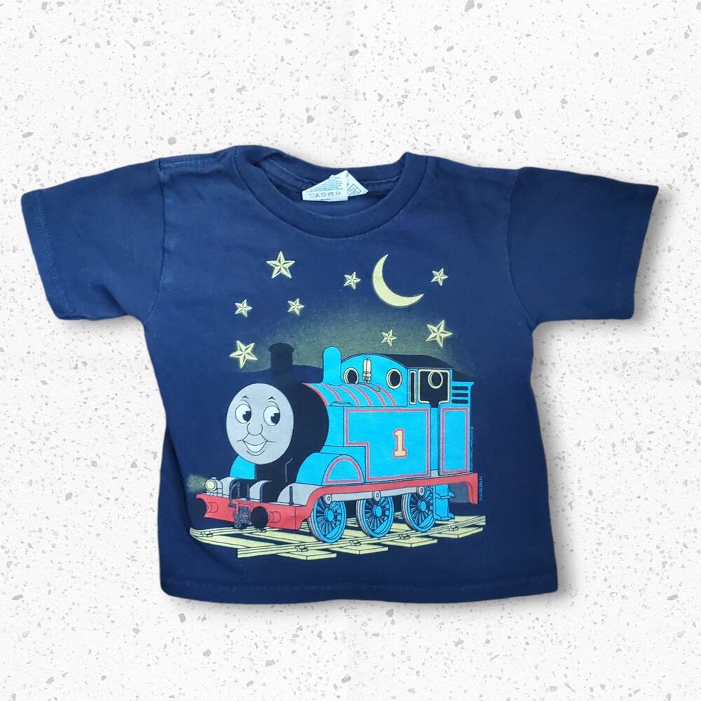 Thomas The Train Glow in the Dark Kids Tshirt Sz 2T